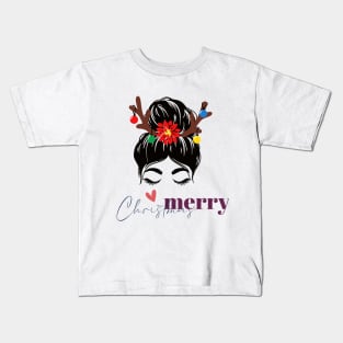 Merry Christmas with Style Kids T-Shirt